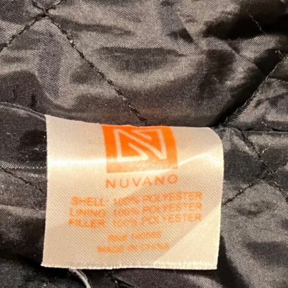 NUVANO Womens Black Faux Fur Hood Parka Winter Jacket Coat Size M - Picture 9 of 9